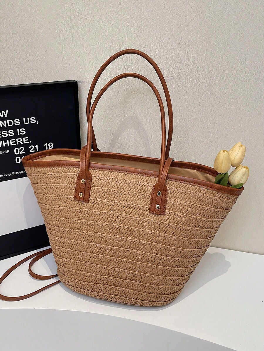 Borsa tote intrecciata di gran - Tote Bag Beach recensione e prezzo